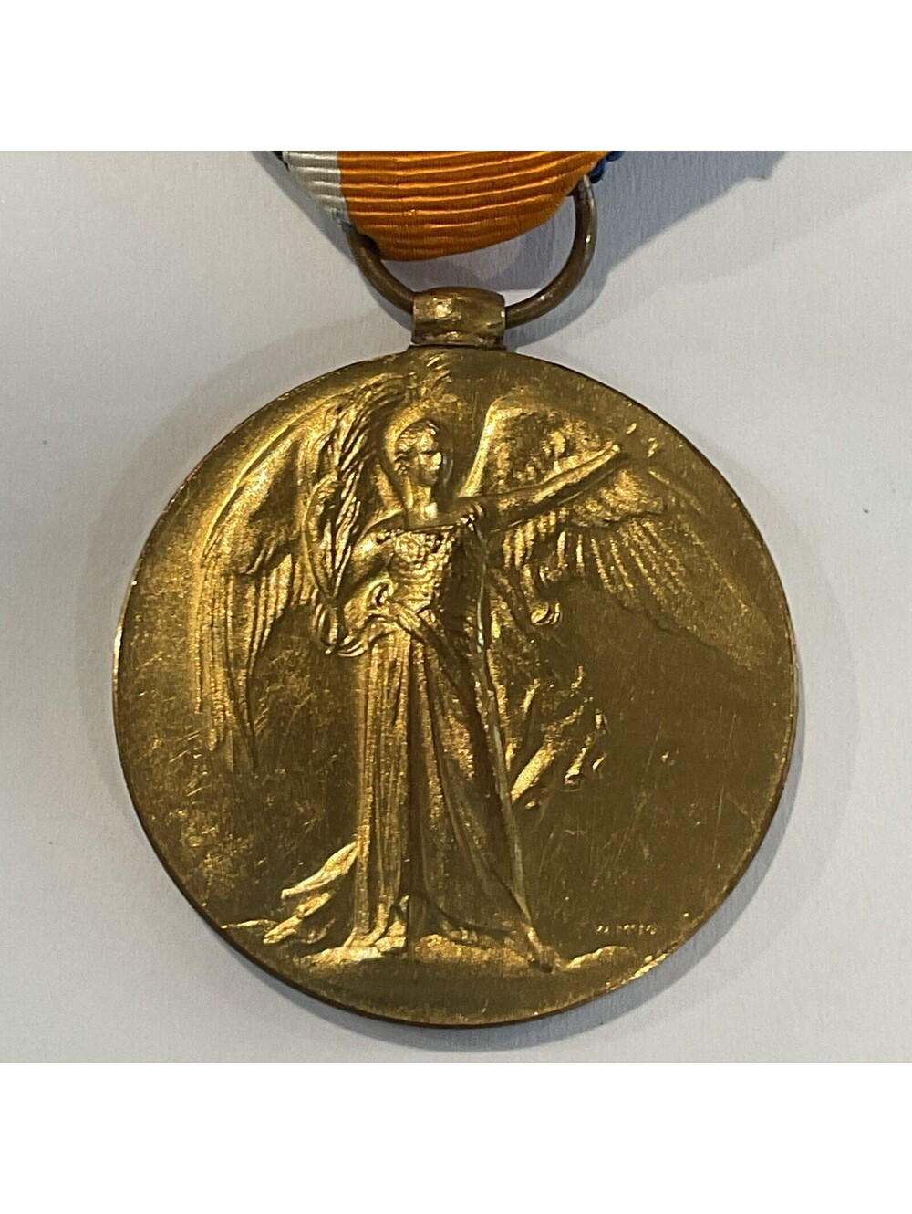 British Empire WWI The Victory Medal awarded to PTE Private G. Bloomfield